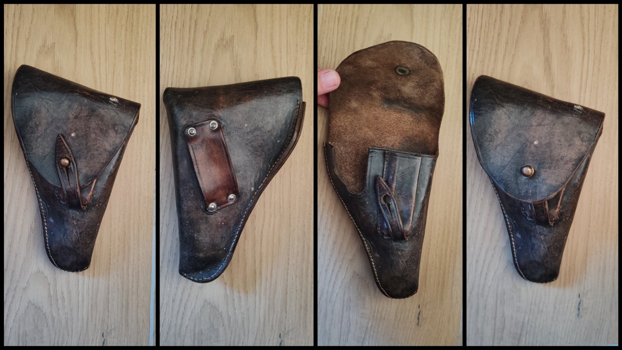 Pistolentasche / Koffertasche für P08 (Luger) – Schöne Reproduktion mit Patina – Bild 1