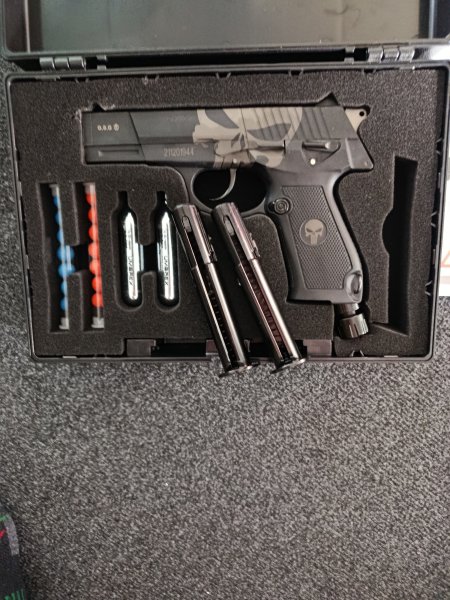 Combat Pistole Punisher Laserdruck Cal 0.50 Modell 2021 mit zwei Magazinen – Bild 1