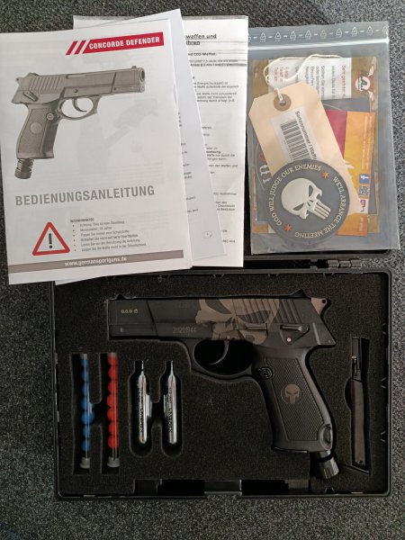 Combat Pistole Punisher Laserdruck Cal 0.50 Modell 2021 mit zwei Magazinen – Bild 3