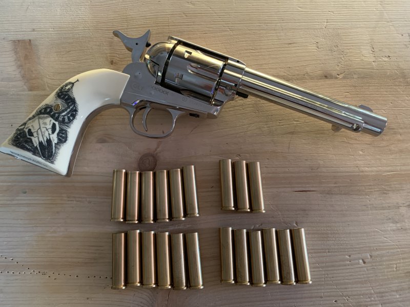 SAA Revolver cal. 0.43 Nickel Finish CUSTOM – Bild 2
