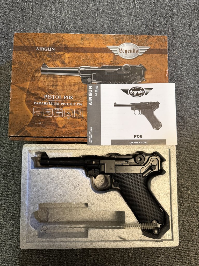 Legends P08 Co2 Pistole 4,5mm in OVP – Bild 1