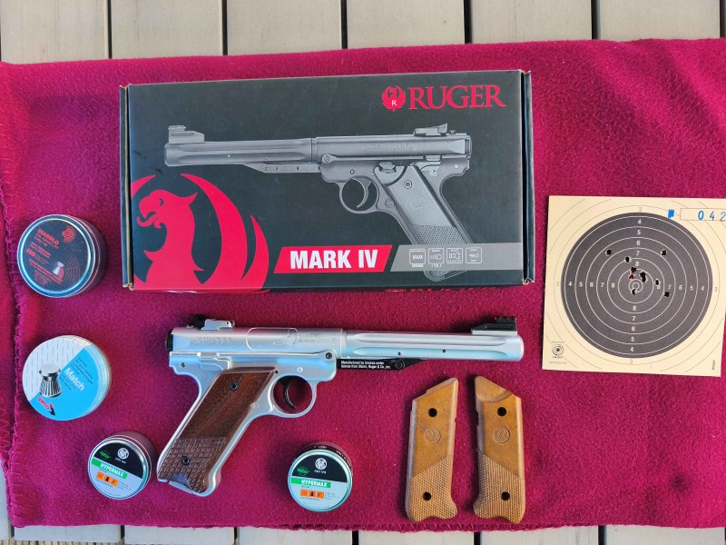 Luftpistole Ruger Mark lV ,4,5 mm Diabolo – Bild 2