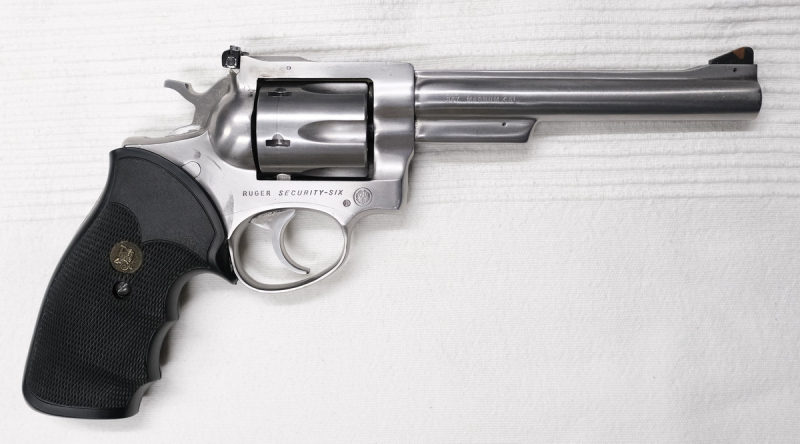 Revolver RUGER Security Six Kal. .357Mag, Stainless, Lauflänge 6", Trommel 6-schüssig – Bild 1