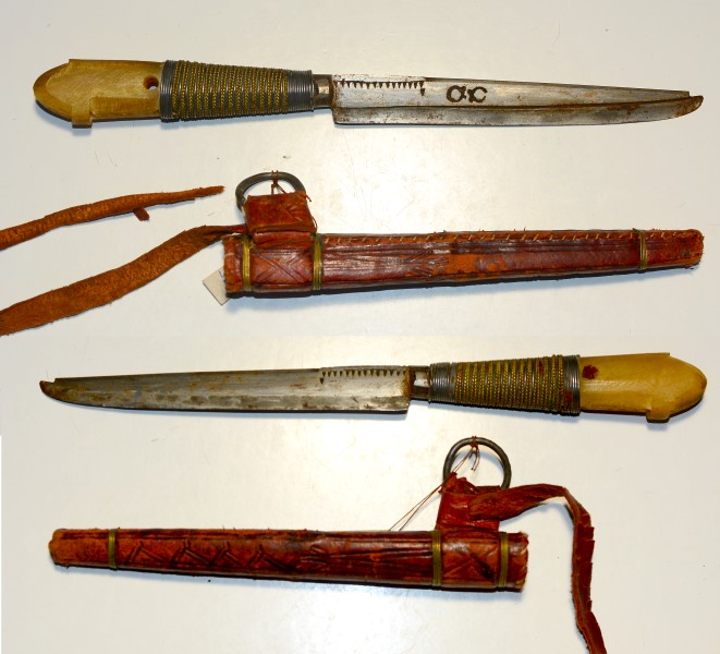 afrikanisches Messer, Horngriff – Bild 1