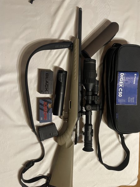 Ruger American .300 Blackout BLK Pulsar Digex C50 Hausken Schalldämpfer JD224 XTRM MK II – Bild 1