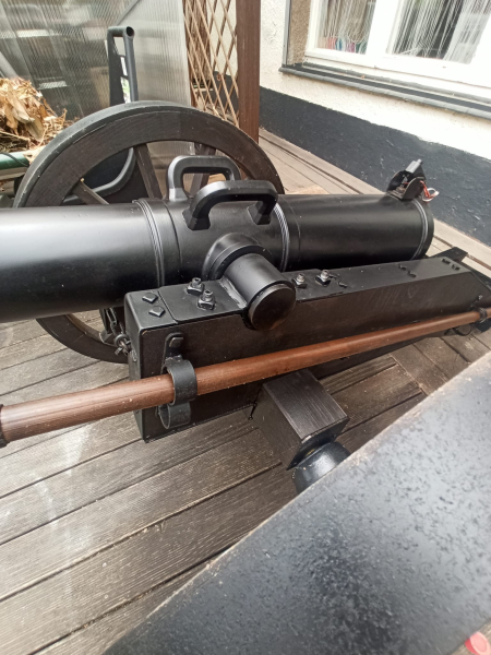 Wunderschöne Schwarzpulver Kanone Kaliber 53 mm mit aktueller Beschussbescheinigung – Bild 6