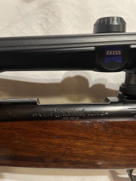 Sauer Weatherby Junior .224 Weatherby Zeiss Diavari V 5-15 x 42 T* und 250 Stk Hülsen, RCBS Matrize – Bild 3