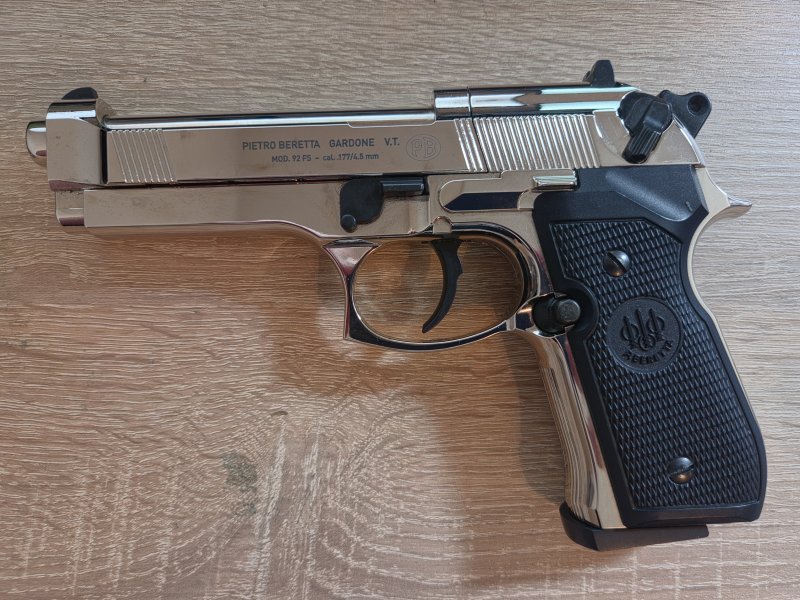 Beretta 92 FS 4,5 Diabolo Chrome – image 2