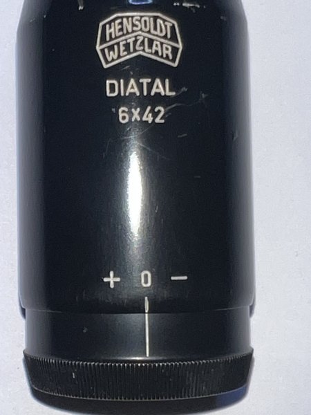 Zielfernrohr 6x42 DIATAL Fa. Hensoldt Wetzlar – Bild 3