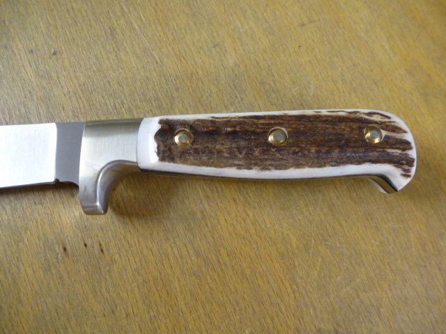 Puma Messer - Jagdnicker - Nr. 11 3590 - Griffschalen aus Hirschhorn - Lederscheide in OVP – Bild 5