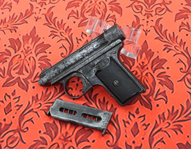 Pistole Sauer und Sohn Mod. 14 (auch nur die freien Teile ab 18J) im Kal. 6,35 / S&S – Bild 1