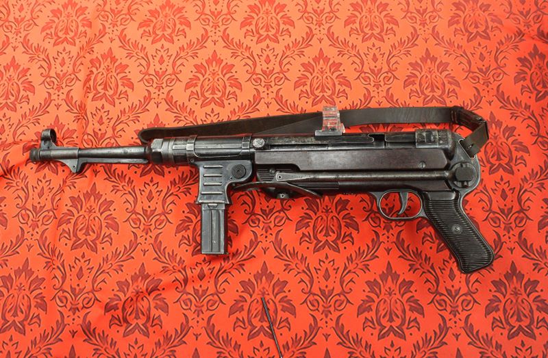 original MP40 als "MP40SA" im Kal. 9mmLuger/Para, gestempelt "ayf 42" Wehrmacht nicht MP38 K43, MP44 – Bild 1