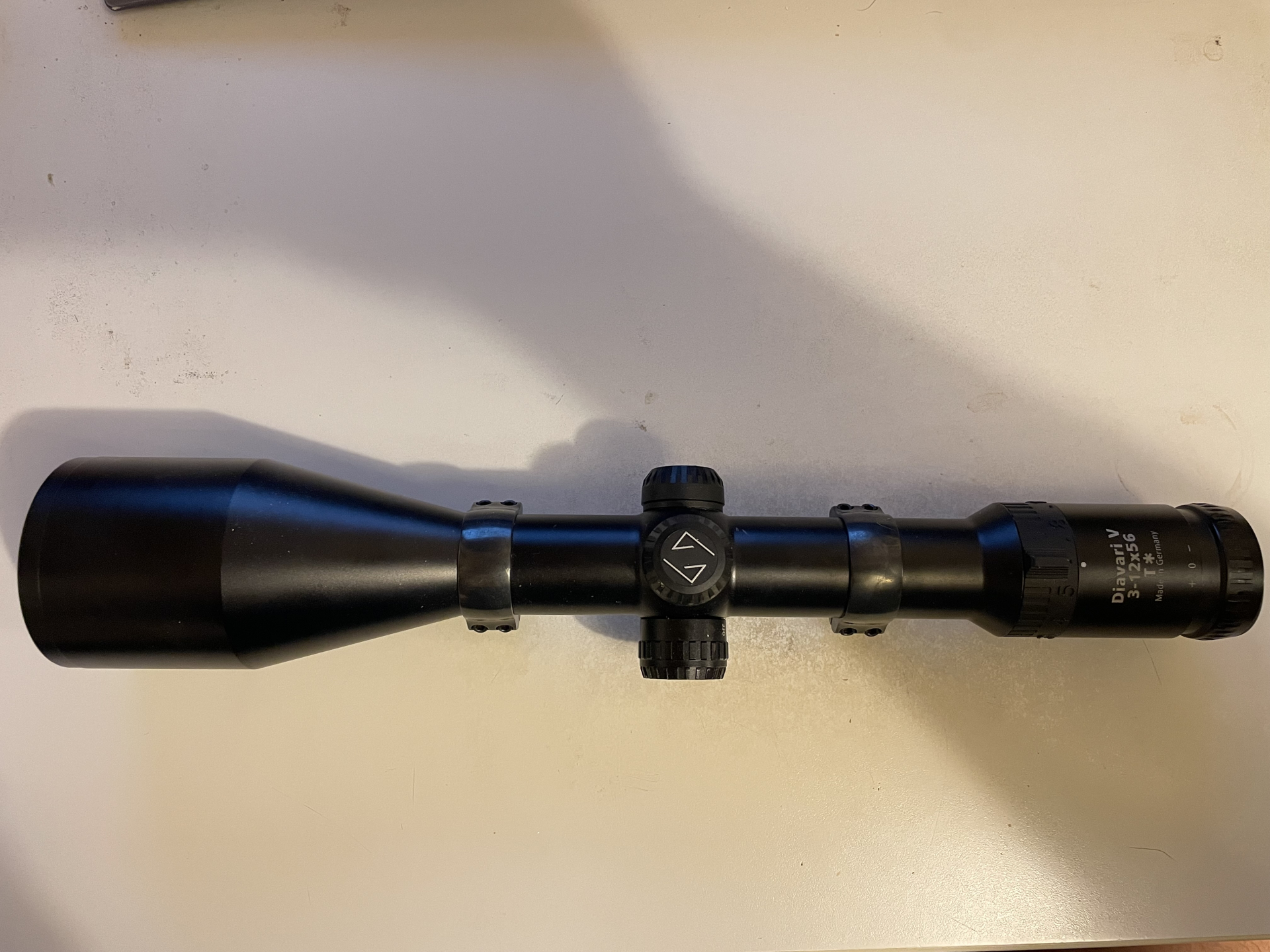 Zeiss Diavari V 3-12x56 Abs. 4 Leuchtkreuz Spitzenfernglas + OVP+ EAW Oberteile 30 mm – Bild 4