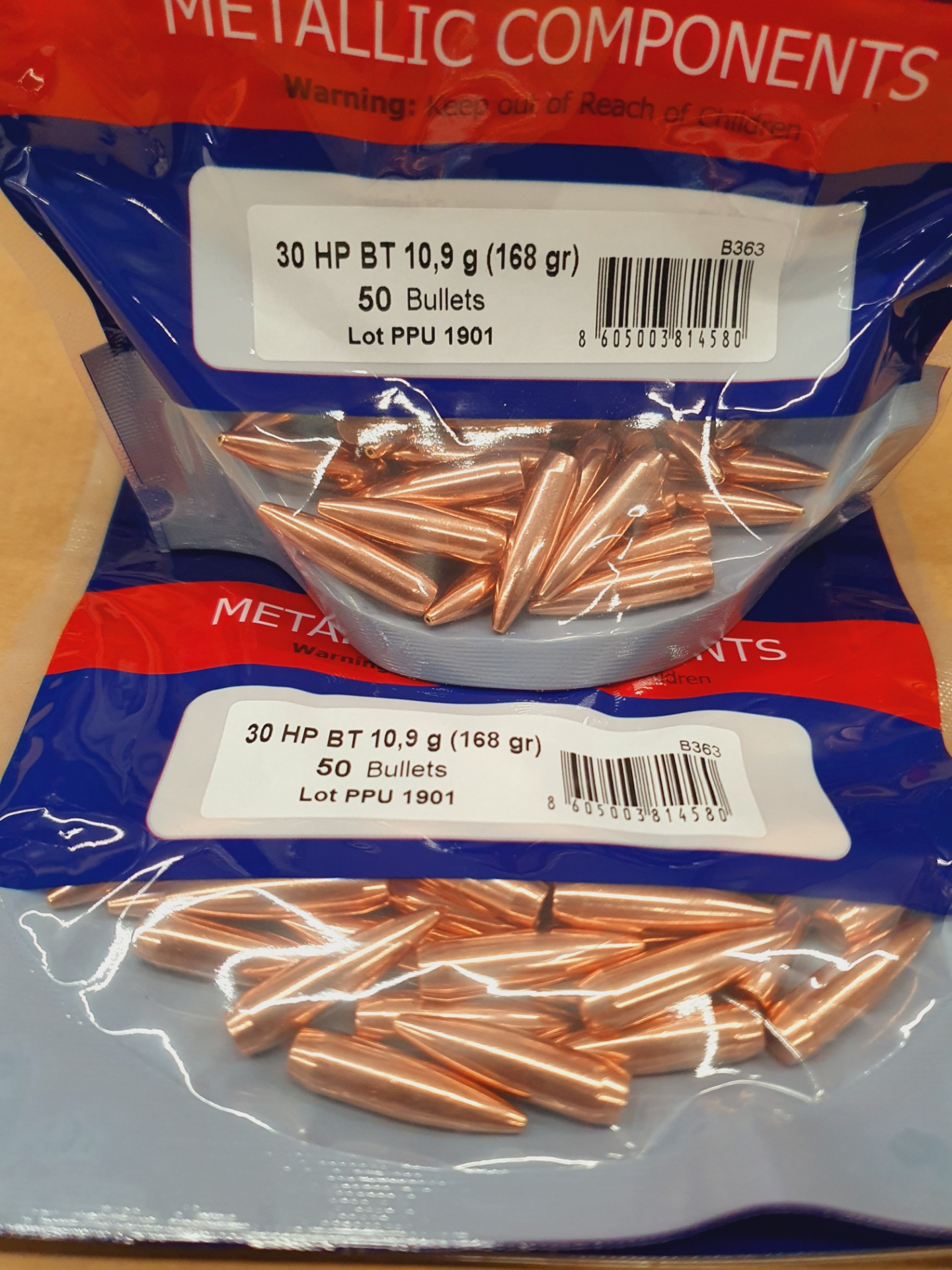 .308/.30-168grs HPBT PPU Geschosse 500 Stk. B-363 – Bild 1