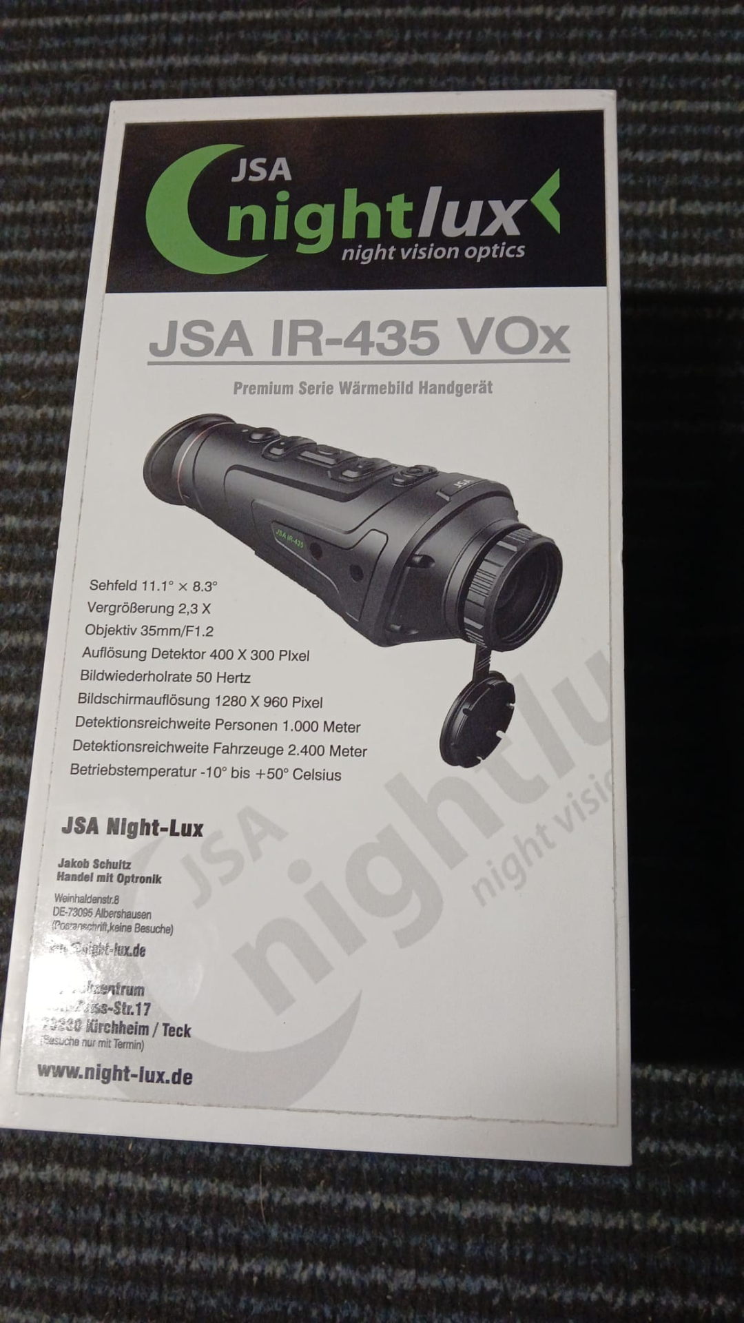 Wärmebildgerät Nightlux JSA IR-435 VOx – 1. kép