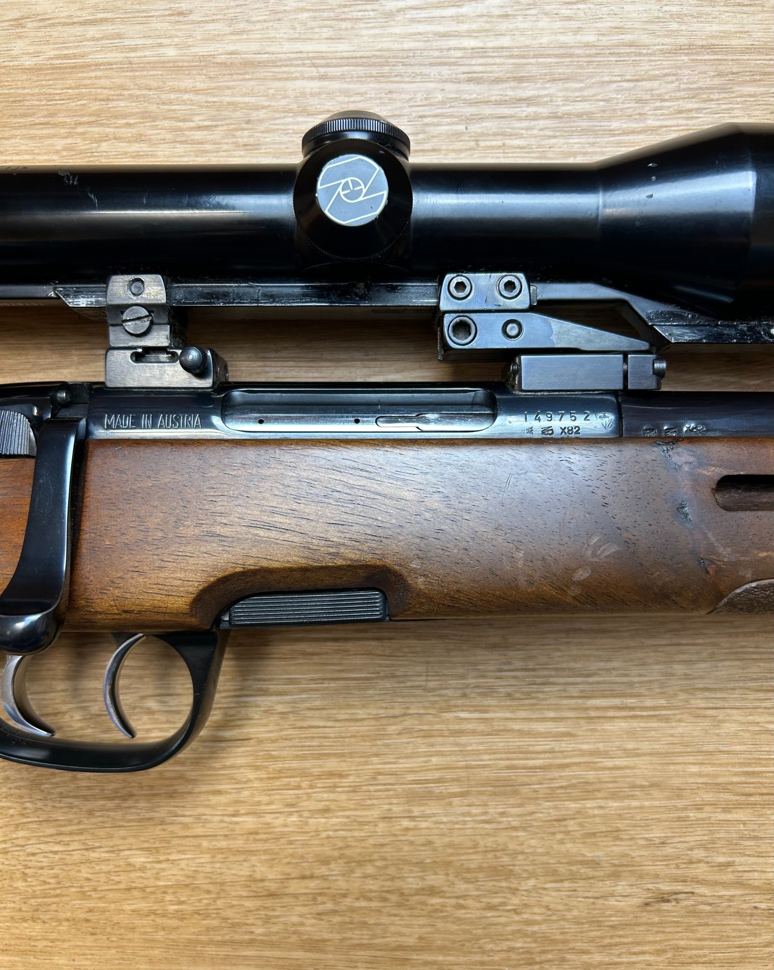 Repetierbüchse Steyr-Mannlicher-SL Kal. .222Rem LL 65cm++Sehr guter Zustand++Waffen Haider++ – Bild 6