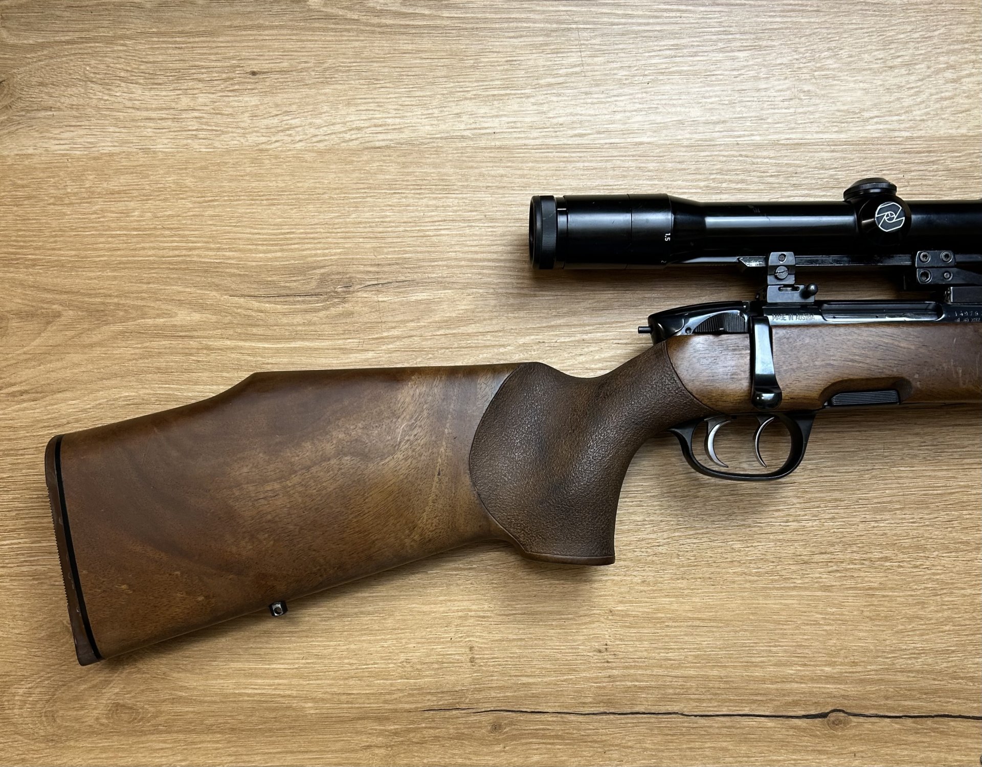 Repetierbüchse Steyr-Mannlicher-SL Kal. .222Rem LL 65cm++Sehr guter Zustand++Waffen Haider++ – Bild 2