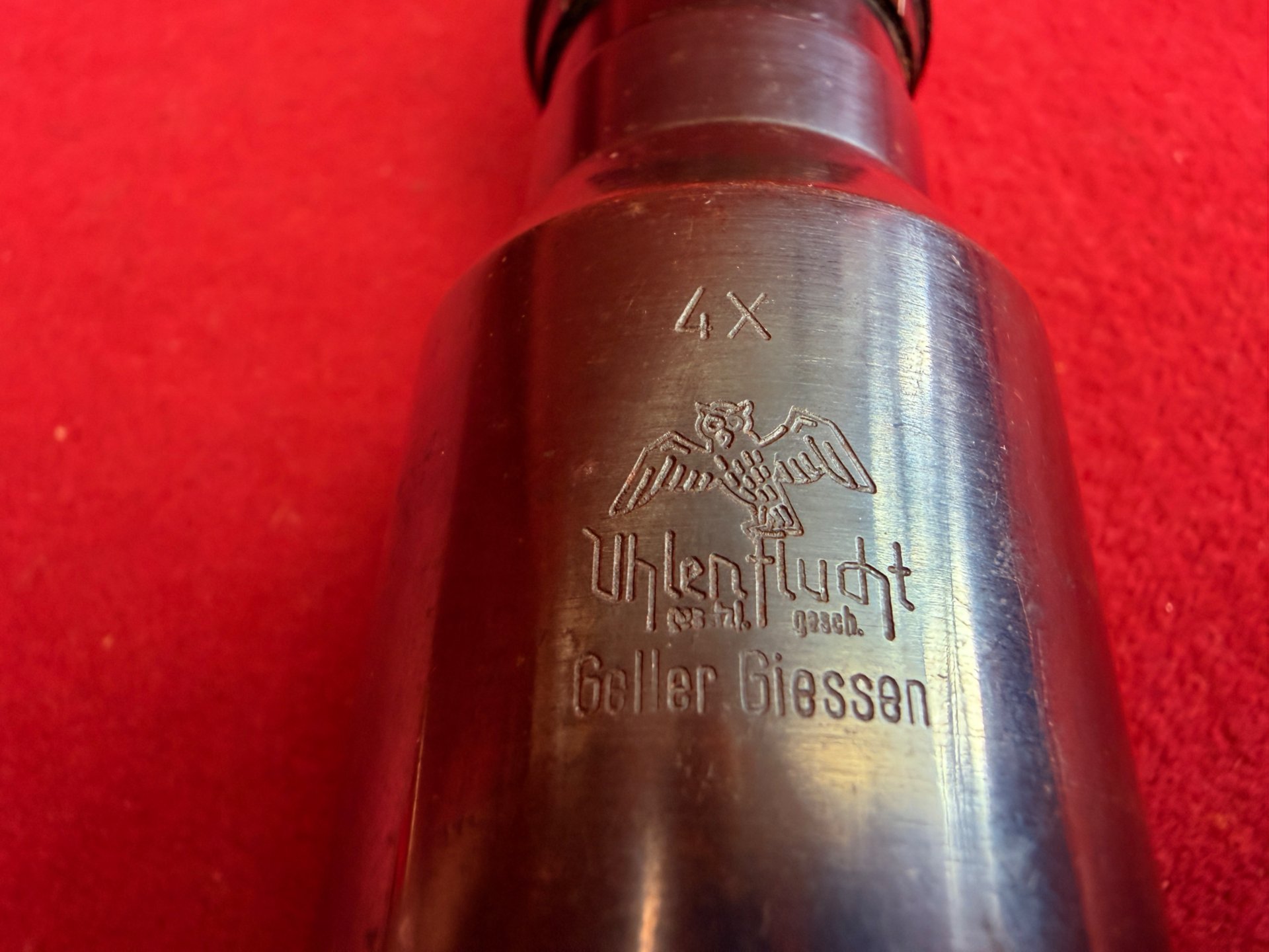 Uhlenflucht Zielfernrohr 4x, Hersteller Geller Giessen – Bild 5