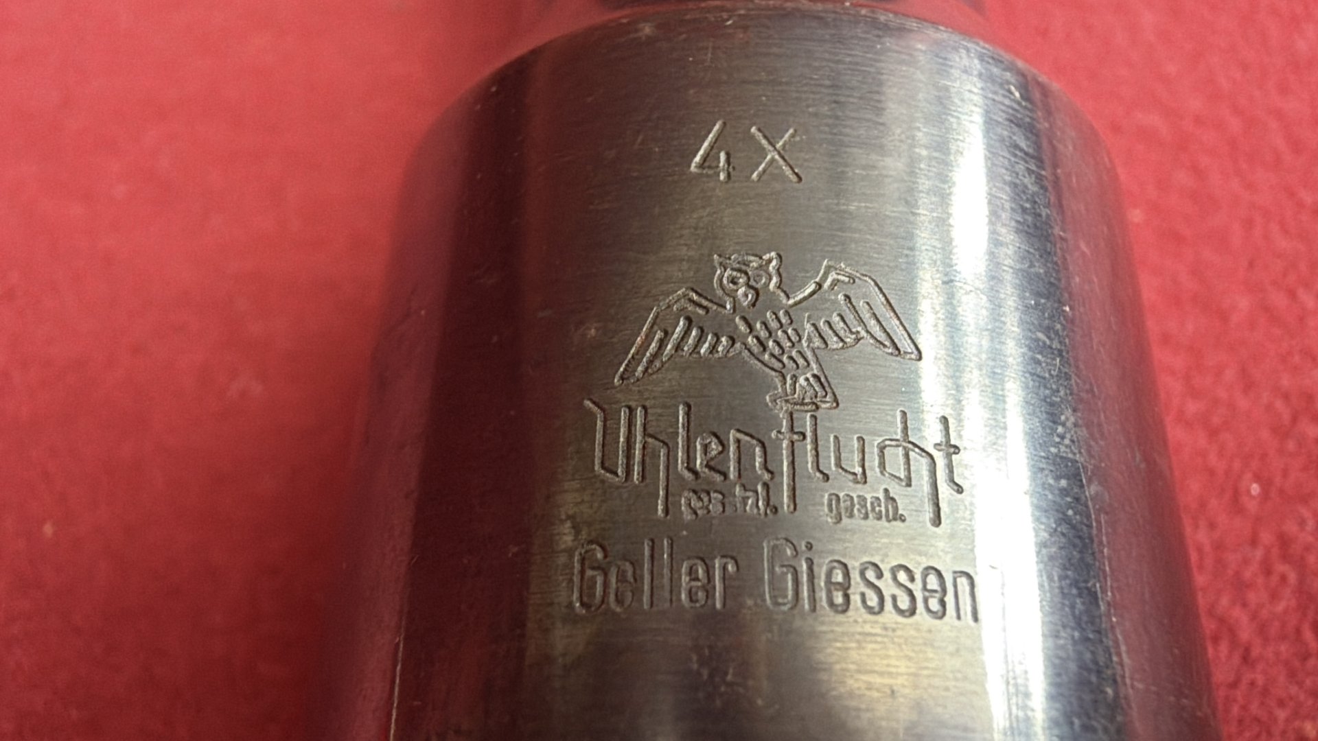 Uhlenflucht Zielfernrohr 4x, Hersteller Geller Giessen – Bild 4