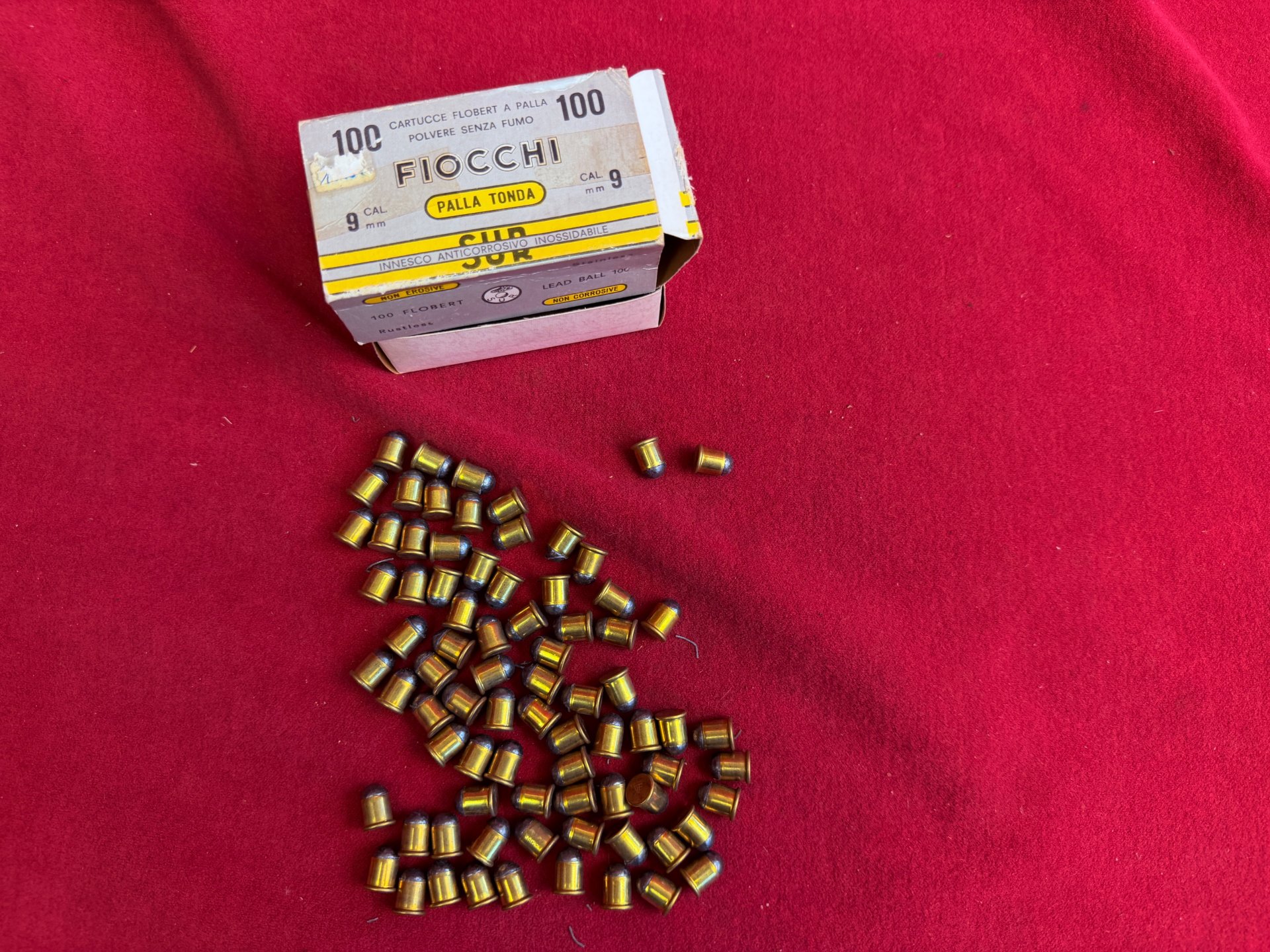 Flobert 9mm Rundkopf 79 Schuss Fiocchi – Bild 1