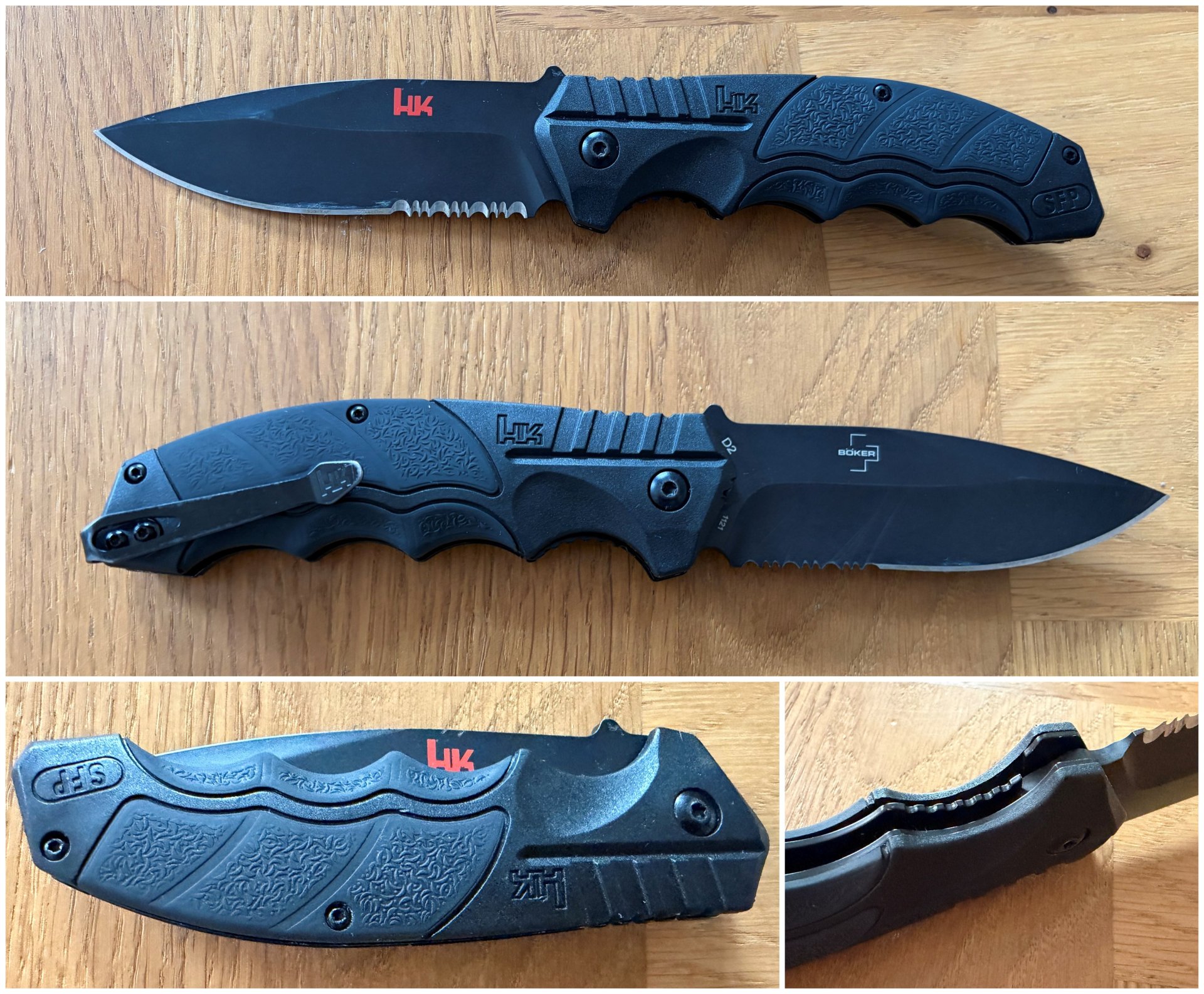 Heckler & Koch SFP Tactical Folder All Black – Bild 1