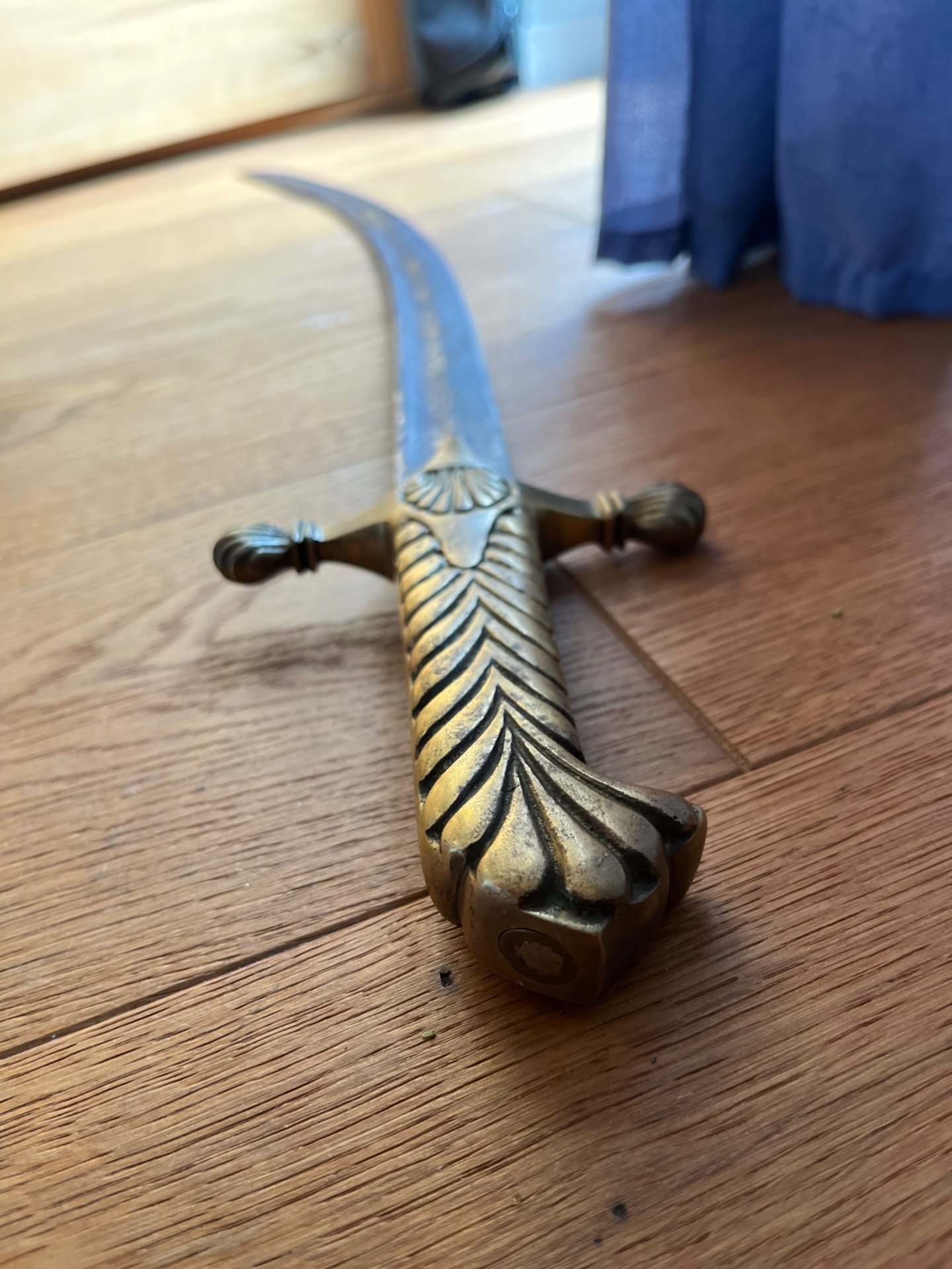 Polnischer Parade-Säbel Karabela - Sabre de parade - Messinggriff 91,5cm – Bild 2