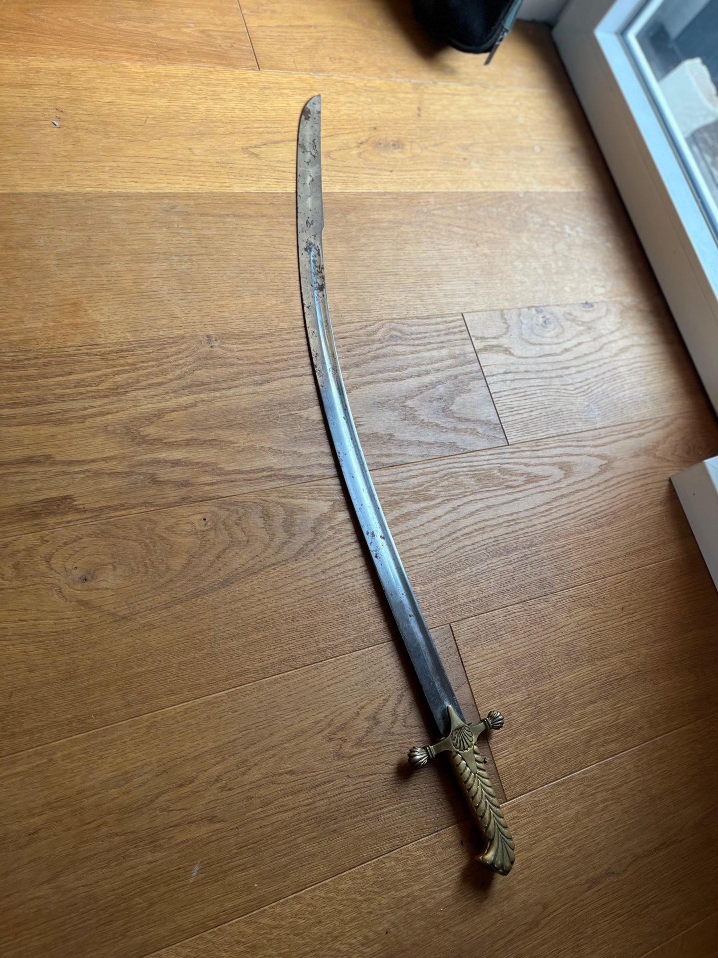 Polnischer Parade-Säbel Karabela - Sabre de parade - Messinggriff 91,5cm – Bild 4