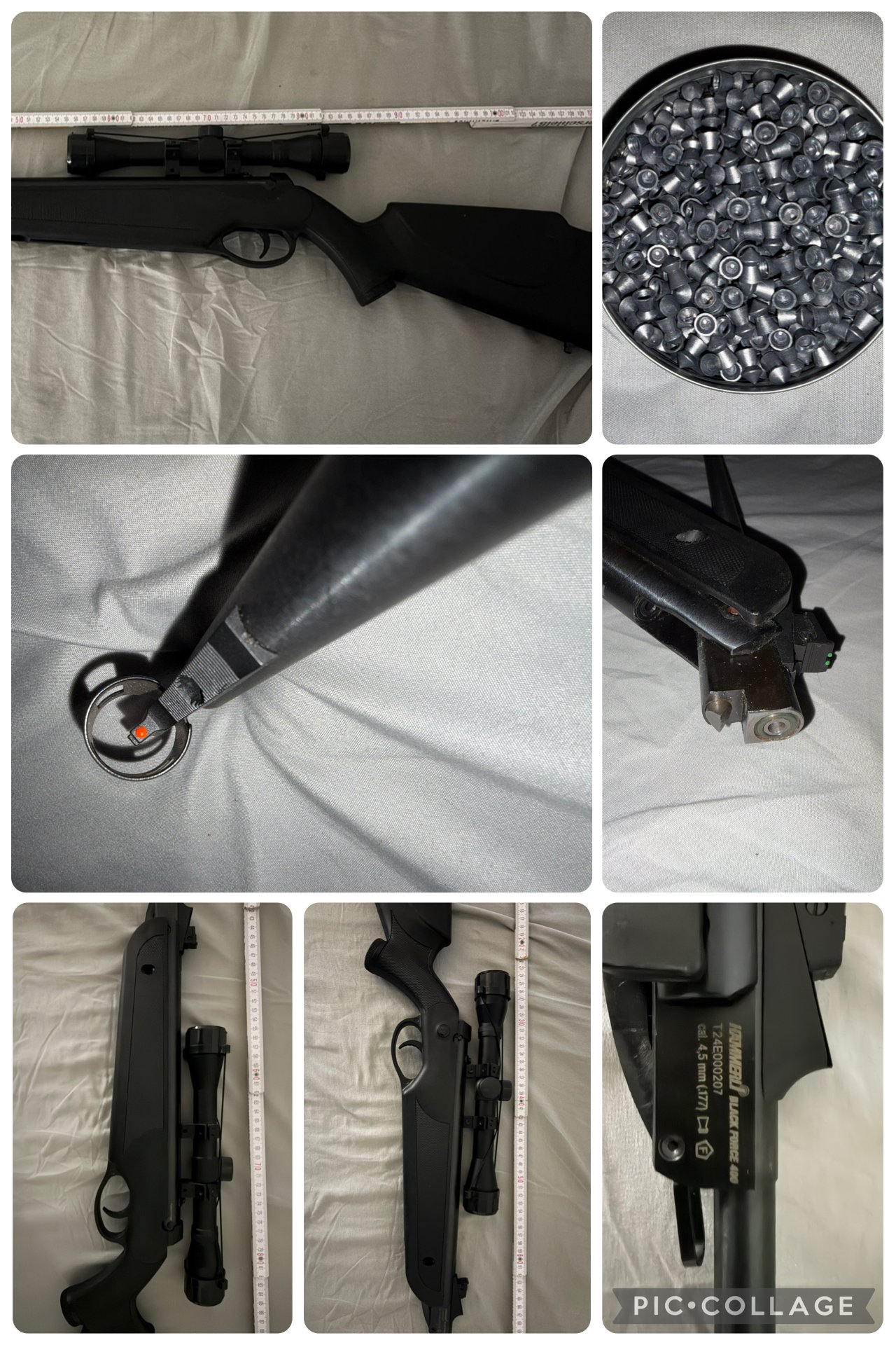 Hämmerli Black Force 400 Combo (Kal. 4,5mm / .177) – Bild 1