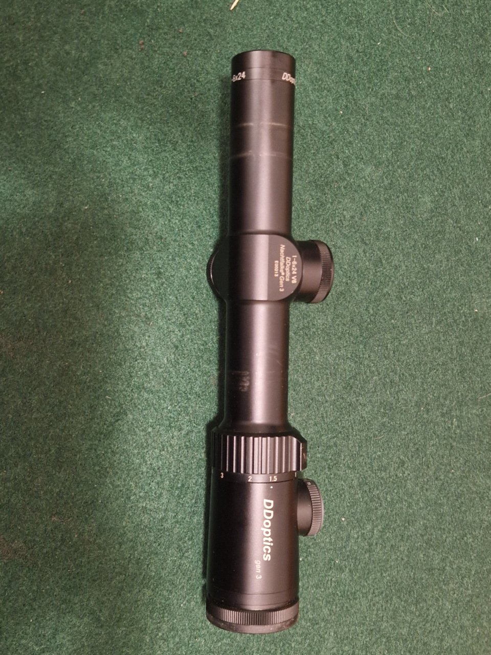 DDoptics Zielfernrohr Nachtfalke V6 1-6x24 Gen3 | Crosshair | MRAD – Bild 1