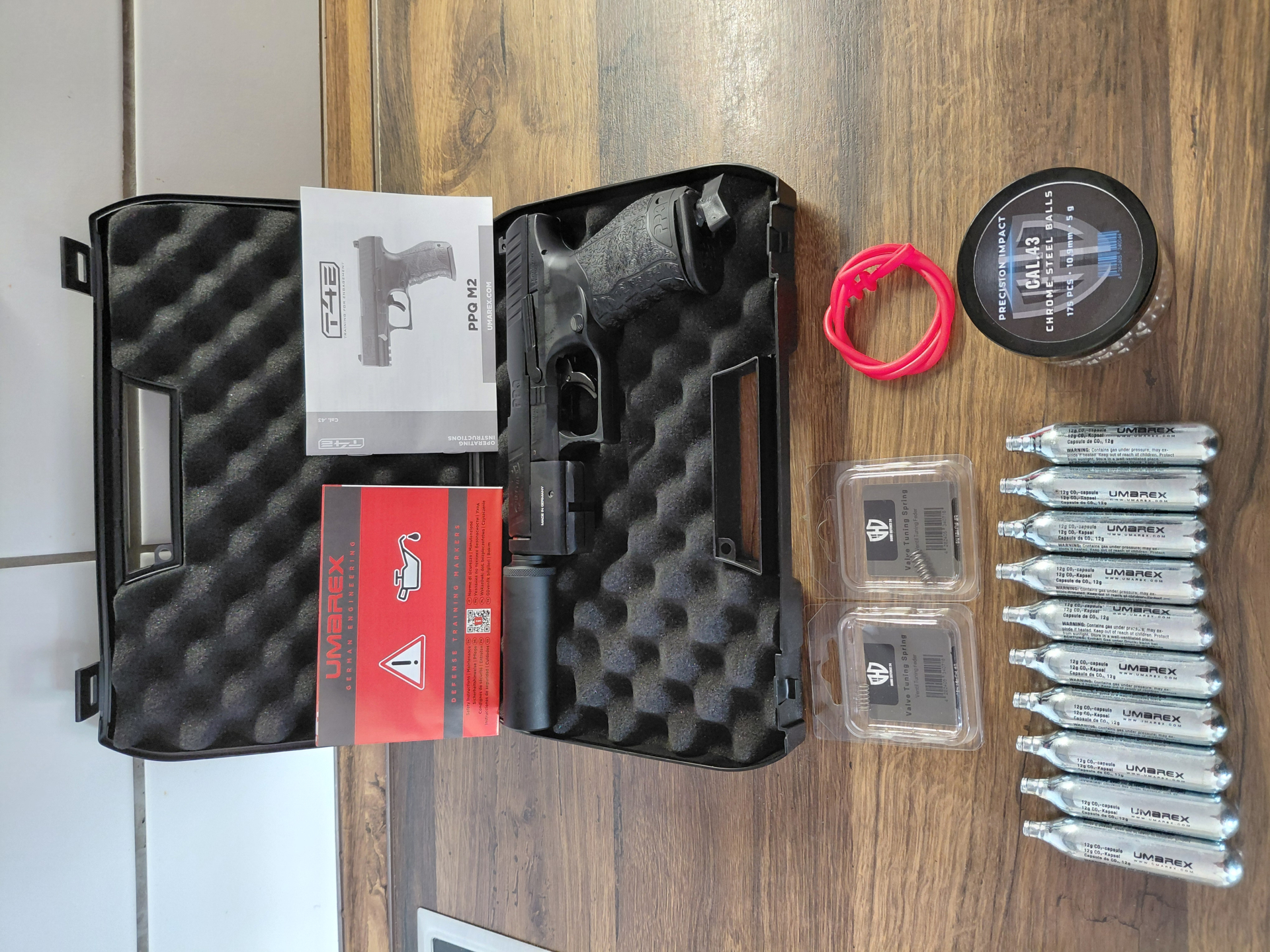 Walther ppq m2 T4E CAL.43 RAM HOMEDEFENCE PAKET – Bild 1