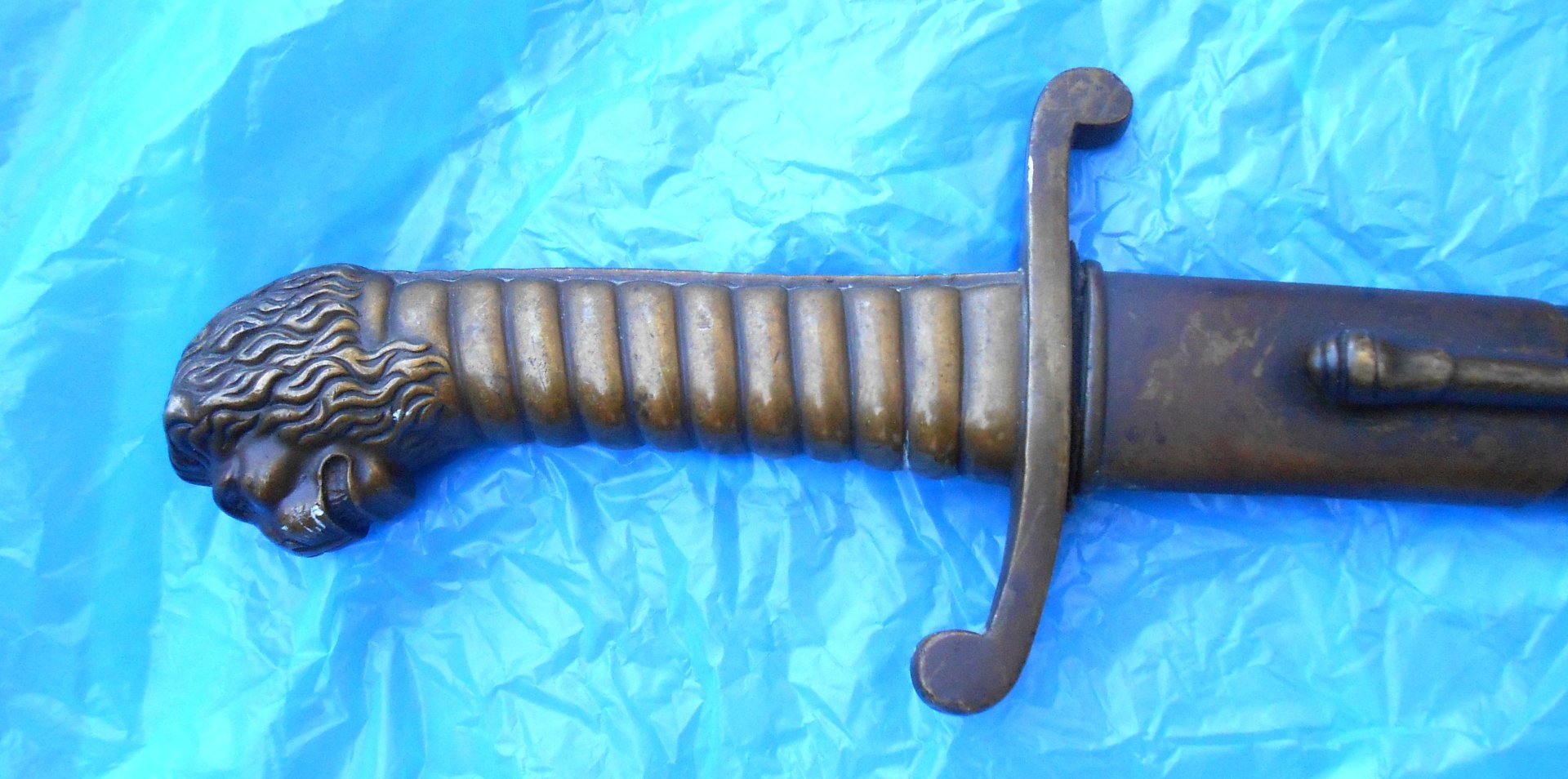 Artillerie Faschinenmesser BAYERN Modell 1892 seltenes Eigentumsstück – Bild 2