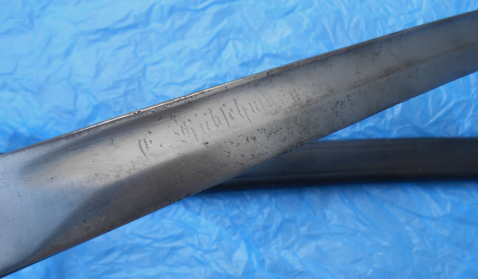 Artillerie Faschinenmesser BAYERN Modell 1892 seltenes Eigentumsstück – Bild 4
