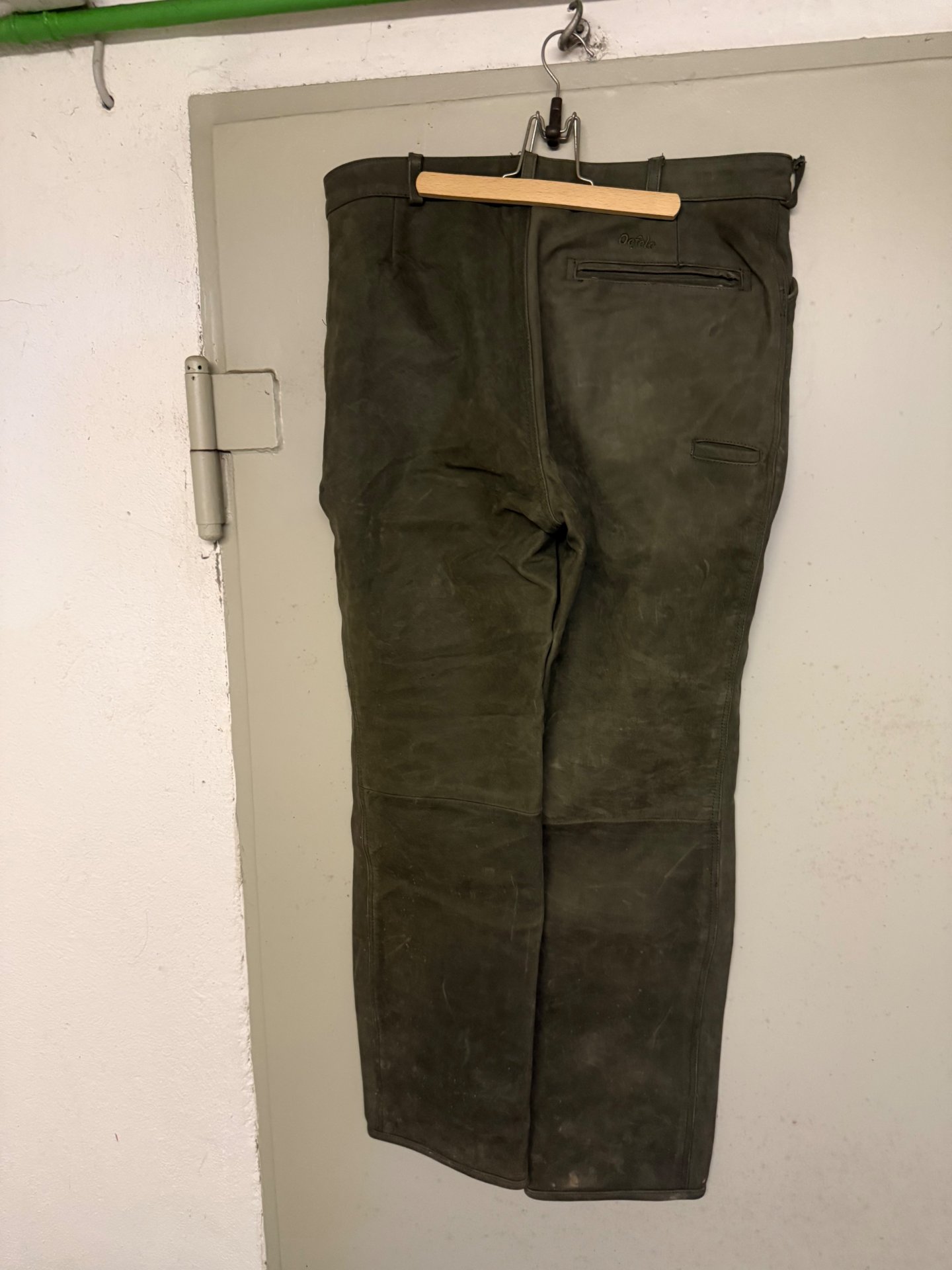 Büffellederhose von La Chasse, Gr. 50 – Bild 2