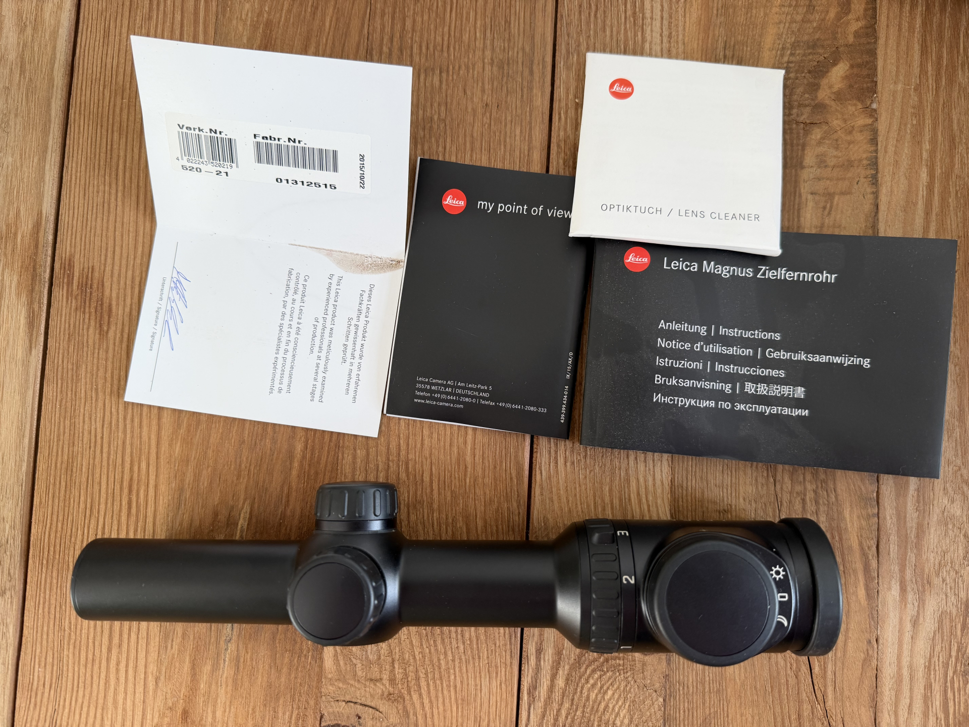 Leica ZF Magnus 1-6x24 Abs. 4a OVP TOP Zustand – Bild 2