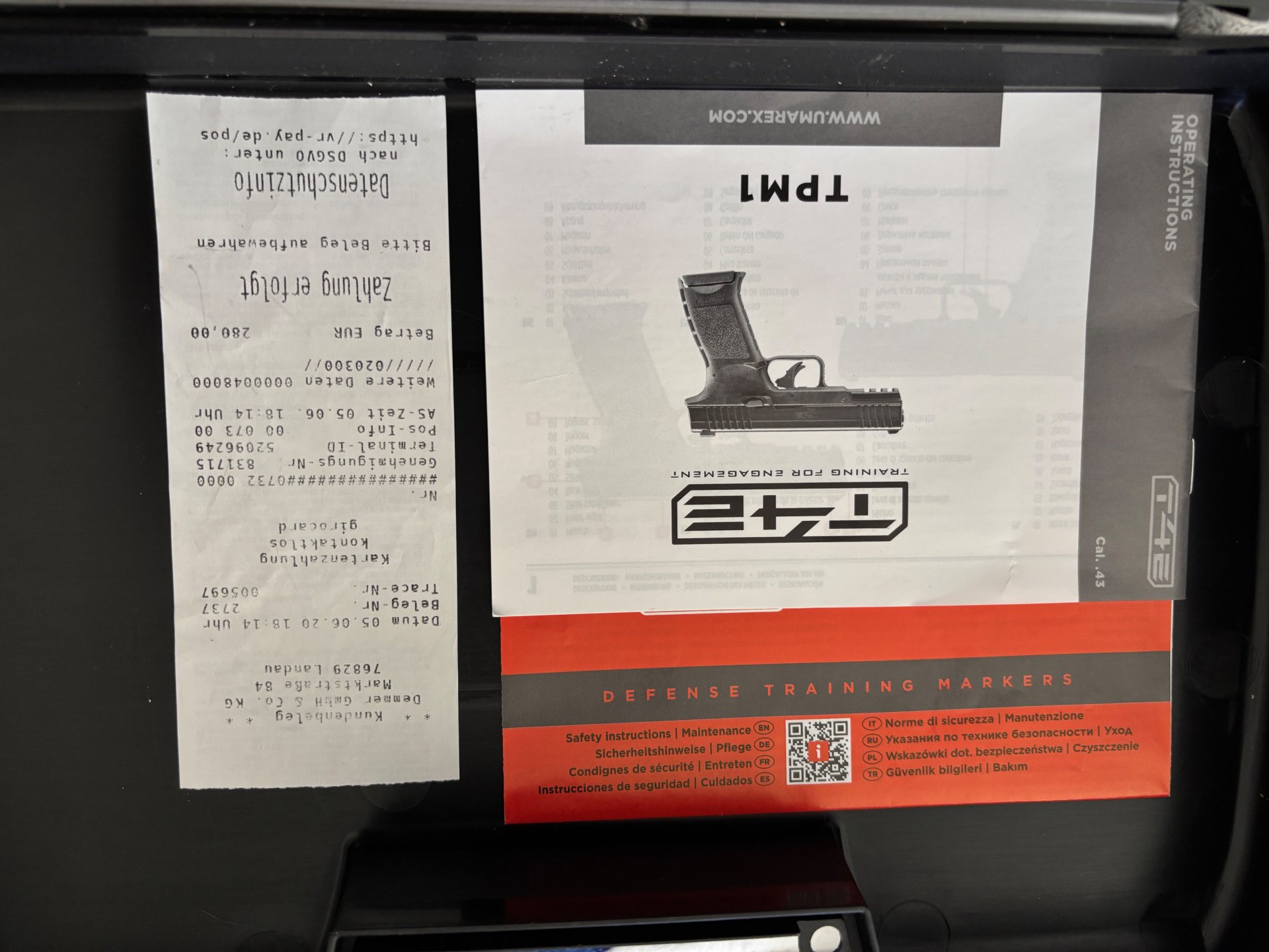 Umarex T4E TPM1 Cal. .43 CO2 – inkl. Koffer, Rechnung– F-Zeichen (Magazin zerlegt/defekt) – Bild 6