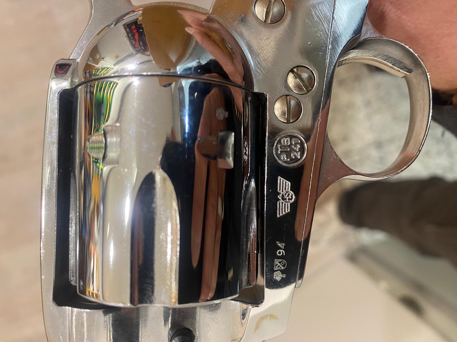HS Texas, Scout, Frontier in Chrom, NEU und uneschossen Kaliber 9 mm. – Bild 3