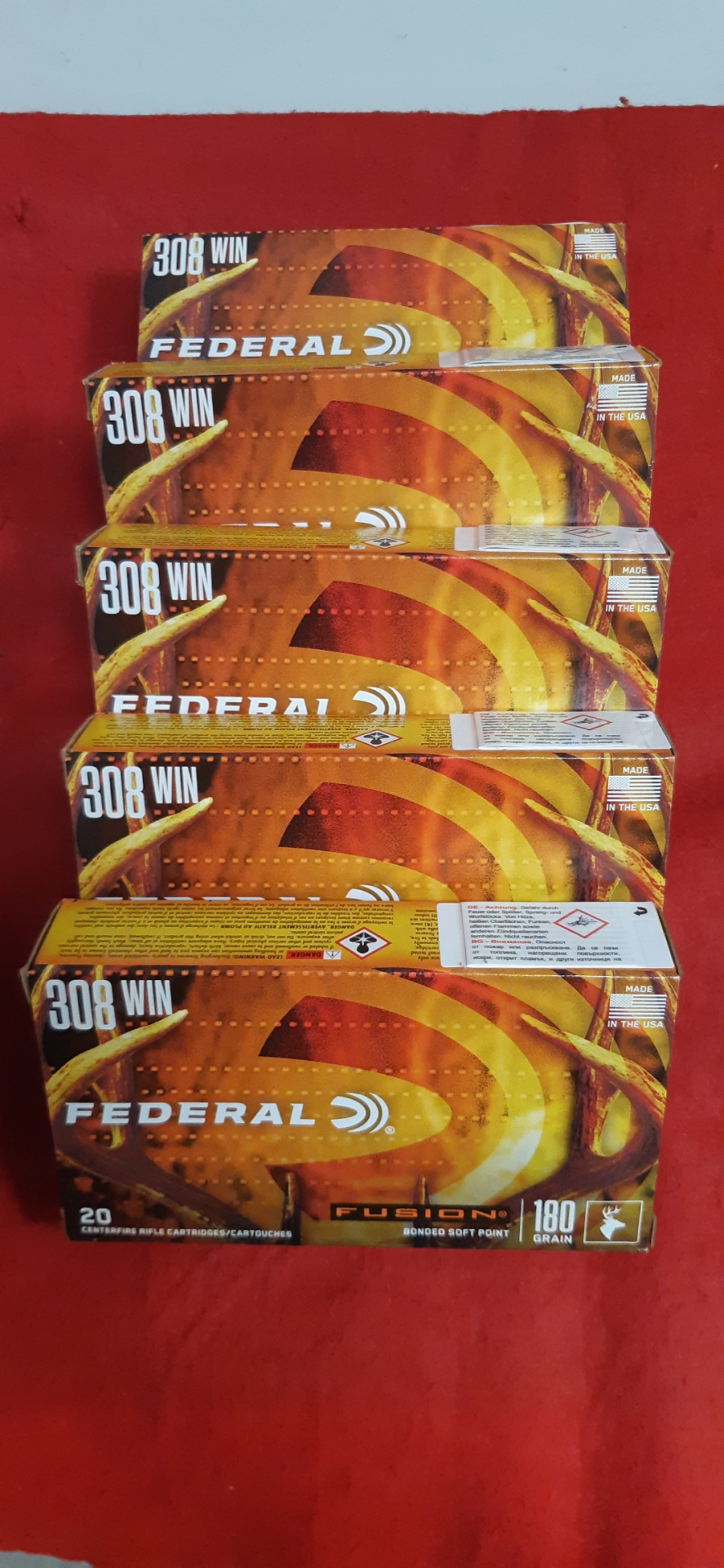 100 Schuss Federal Fusion 308 Win. incl.Versand! – Bild 1
