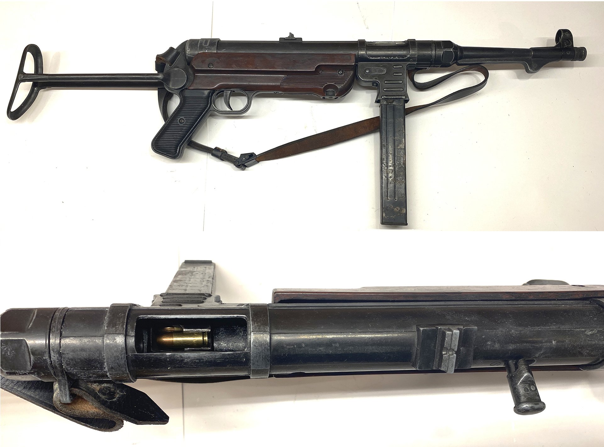 MP 40 - Replika von Denix, gealtert, mit Zubehör – Bild 1