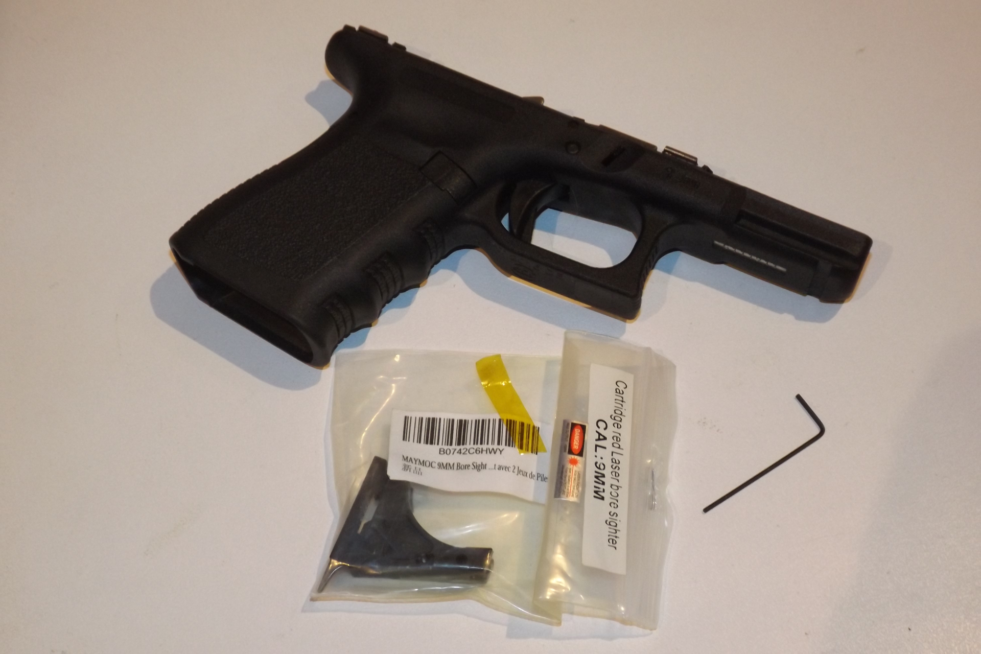 Griffstück Glock19, Gen3 (auch Gen2) mit einstb. Abzugsgewicht – Bild 2