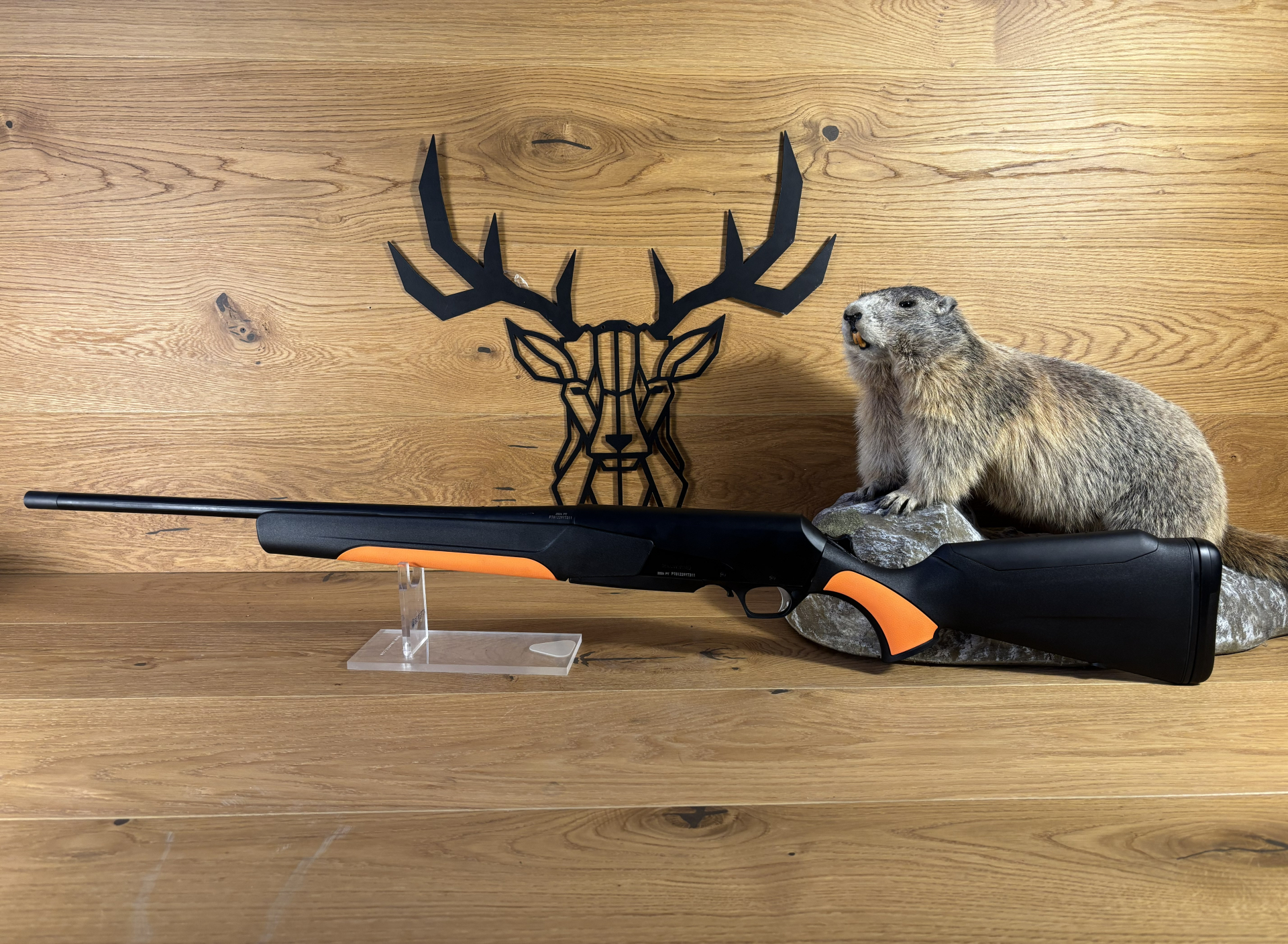 Selbstladebüchse Browning BAR 4X Hunter .308Win - Composite Schwarz/Orange - 53cm - Waffen Schlemmer – Bild 1