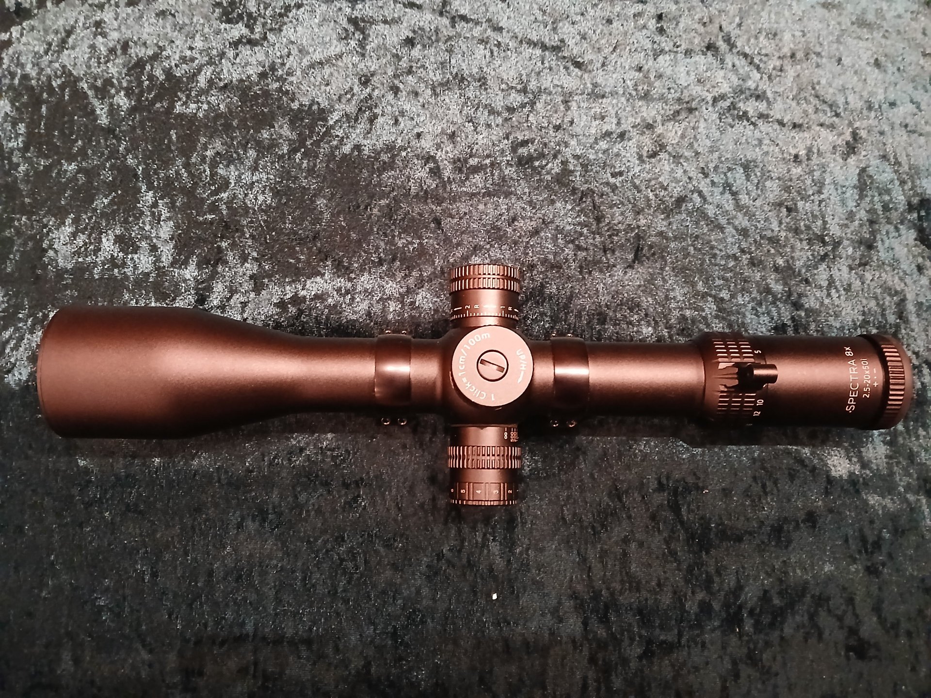 Zielfernrohr GPO Spectra 8x 2,5-20x50i, Innomount Montage für Sauer 303 oder andere Sauer Waffe – Bild 2