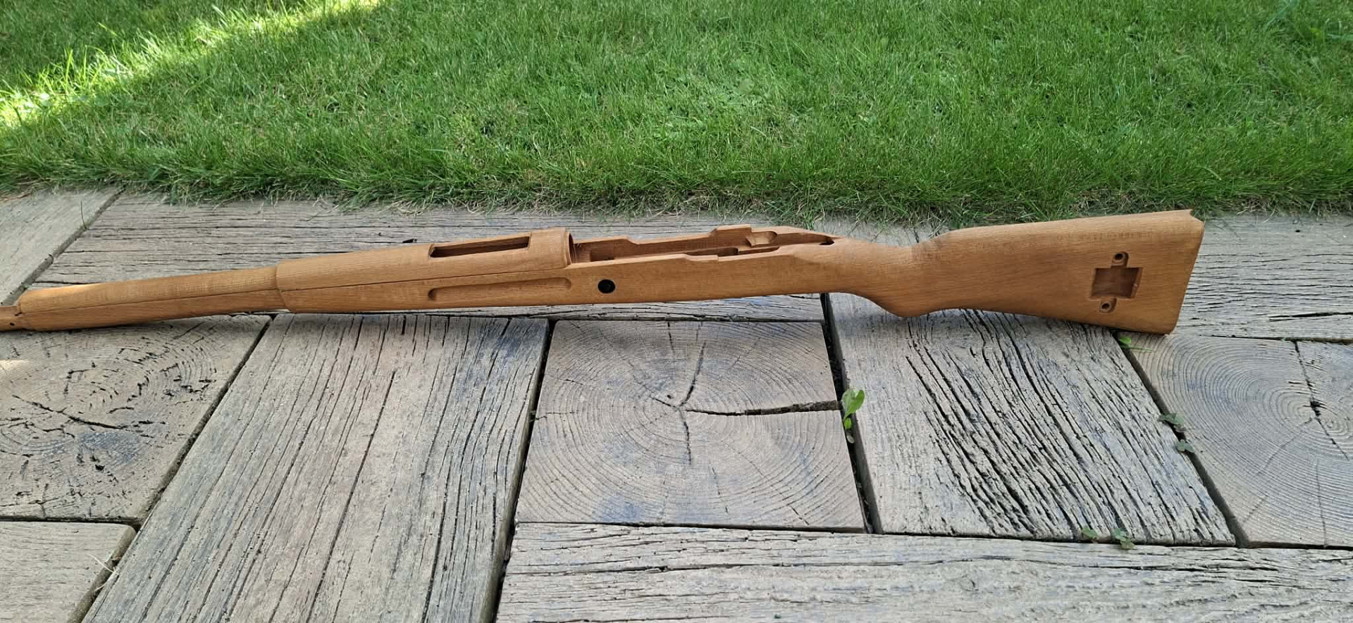 GewehrSchäft Mauser K98 PFK Warschau kolben TOP Repro !!! – Bild 1