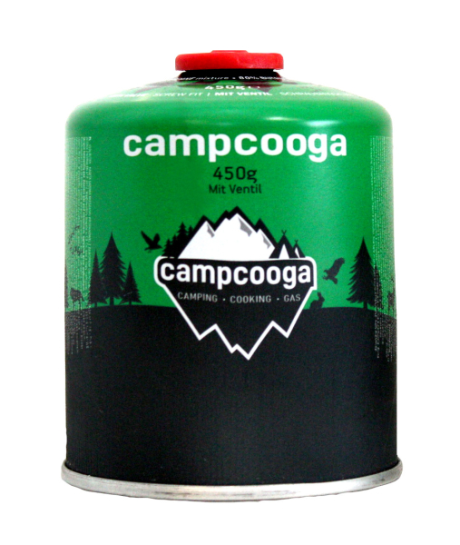 Butan Schraubkartuschen 450g mit 7/16 Zoll Schraubgewide f. Camping- & Gaskocher Brenner Flammer – Bild 1
