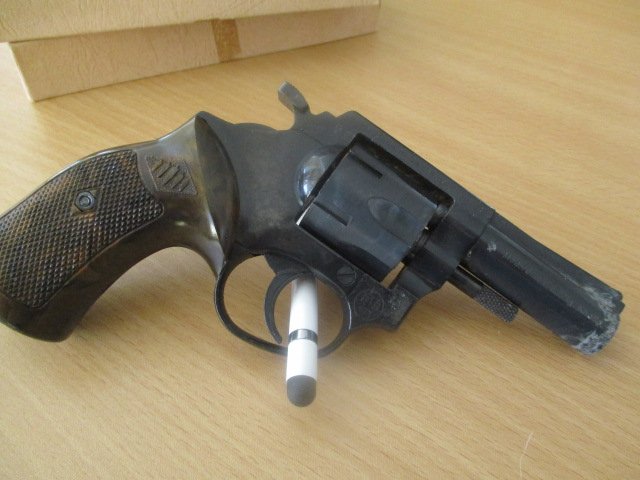 Mayer und Söhne Schreckschußrevolver 22 lang Mod. 701 – Bild 2