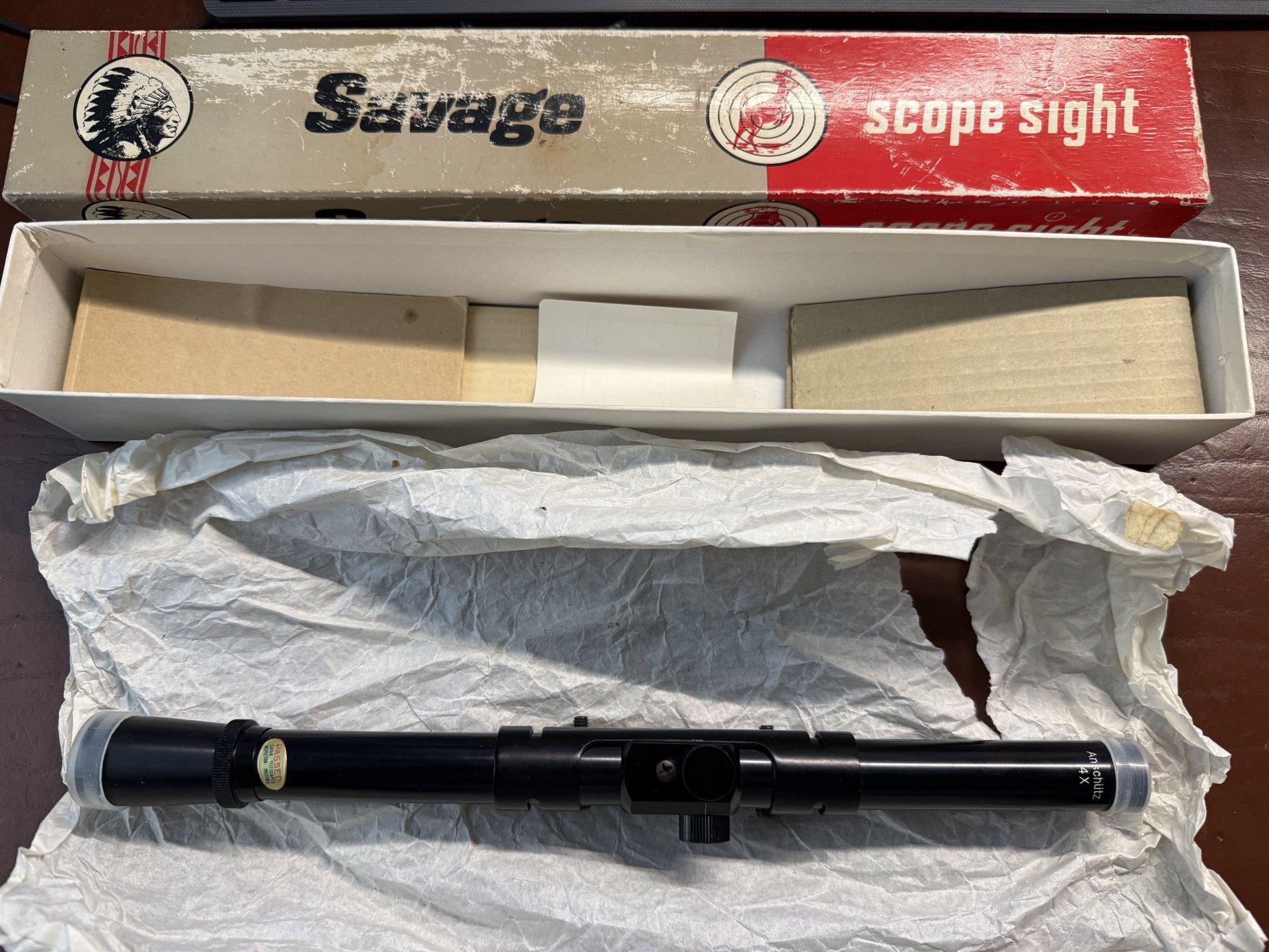 Zielfernrohr Anschütz Savage 154OB 4x15 – Bild 1