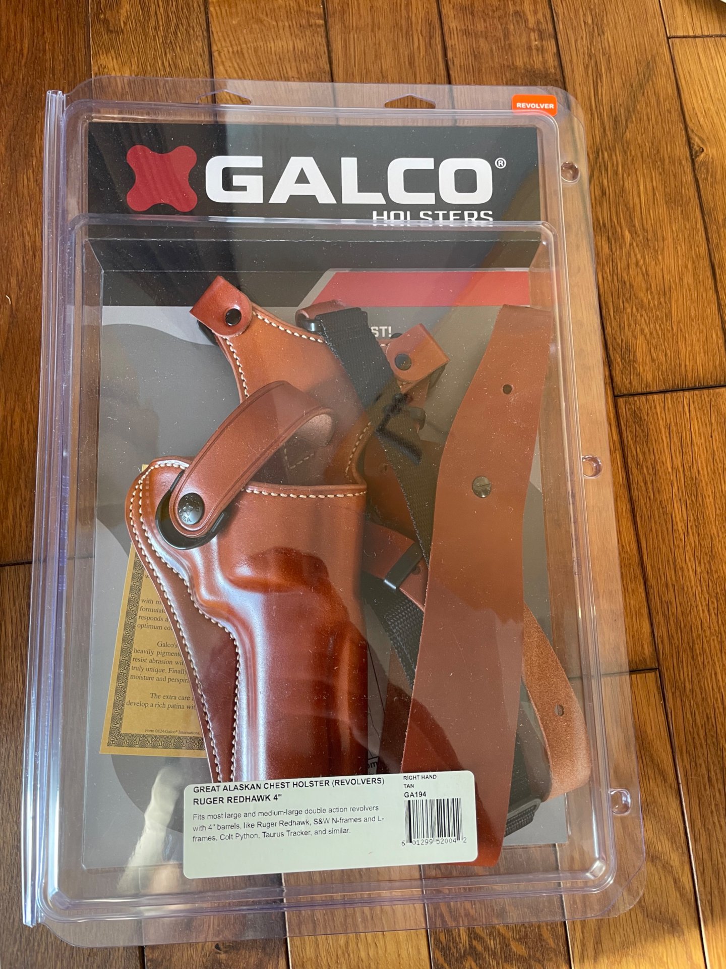 Galco GREAT ALASKAN Brustholster für Revolver N Frame – Bild 2