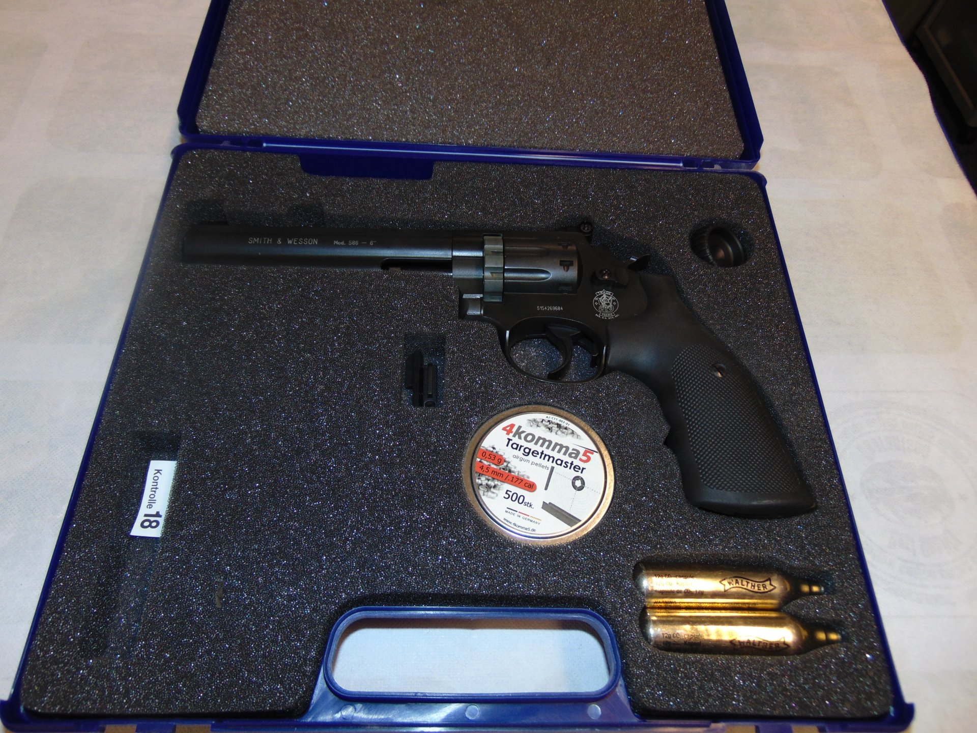 Umarex Smith & Wesson 586 Co2-Revolver - 6 Zoll – Bild 1
