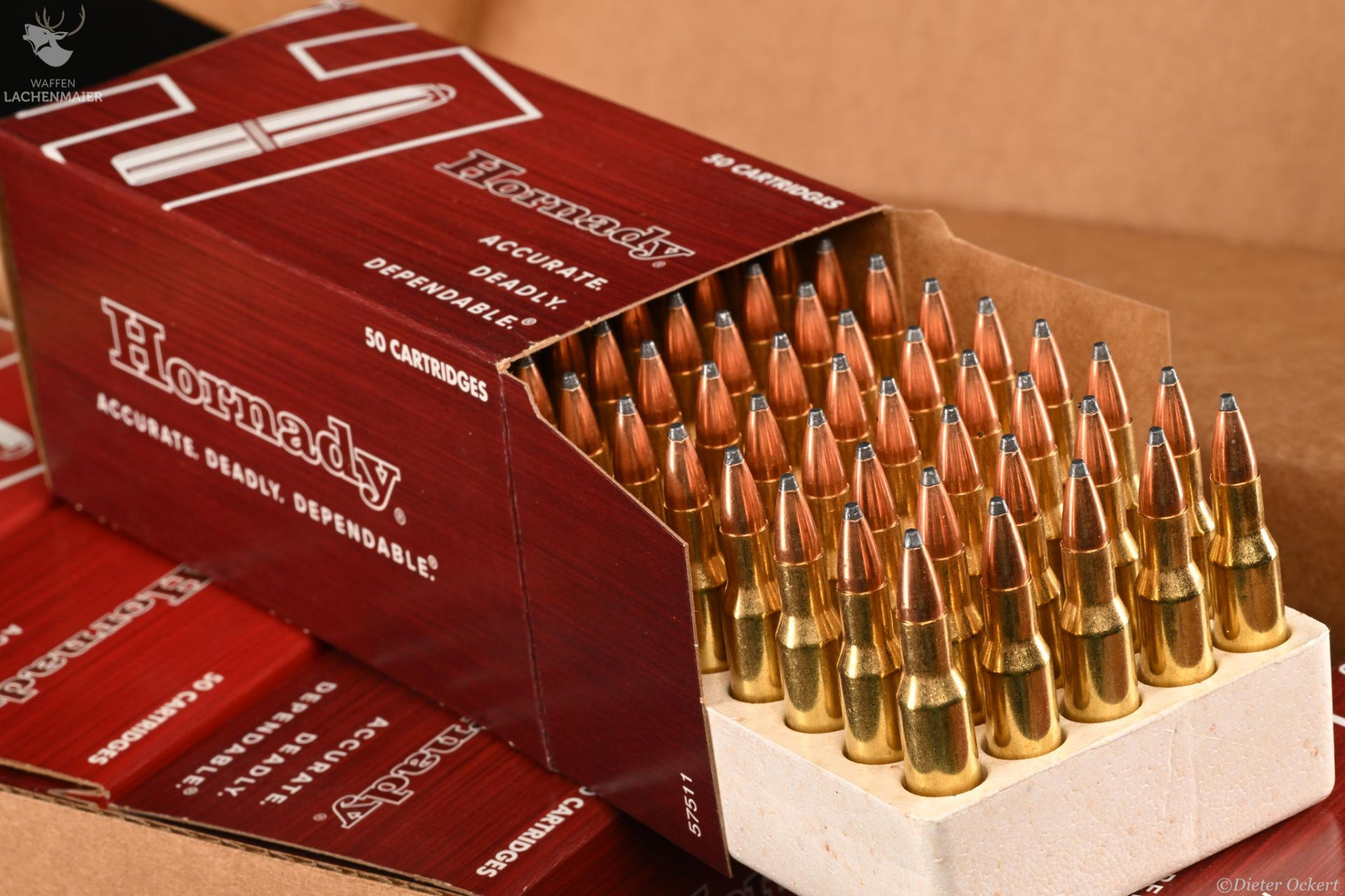Hornady Soft Point Match Kaliber .222Rem – Bild 1