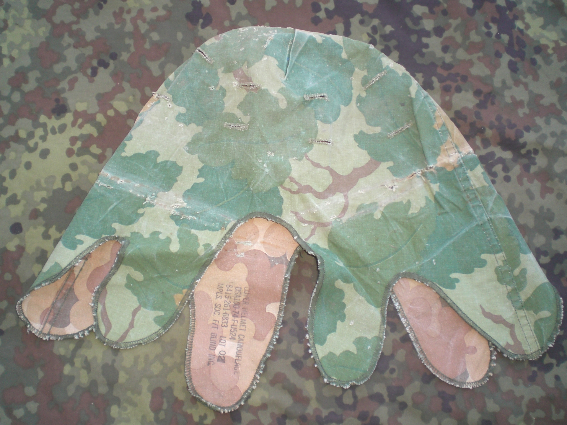 Vietnam US Tarnbezug in Mitchell Pattern Tarnung ORIGINAL – Bild 1