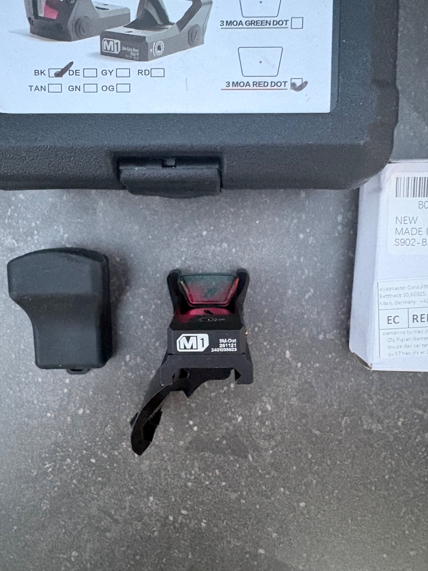 Mini Red Dot auf 45 Grad pica Montage – Bild 1